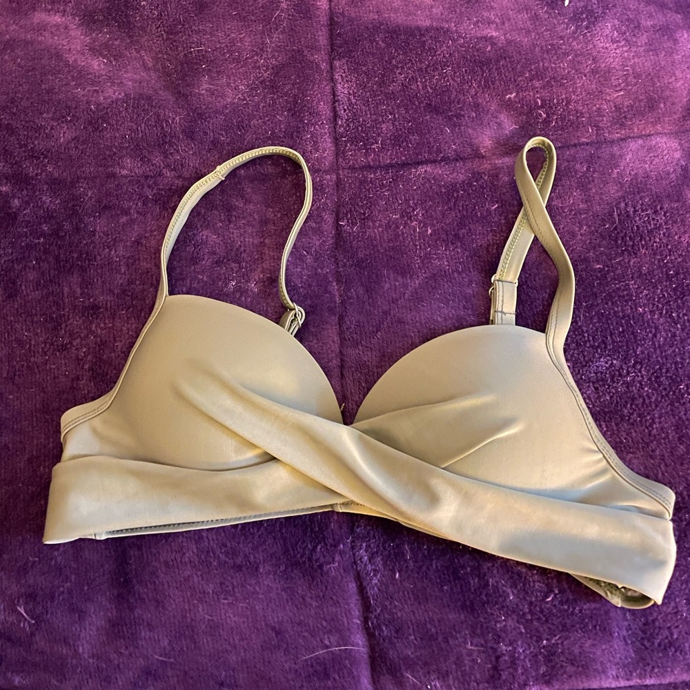 Elegant olive green Bra